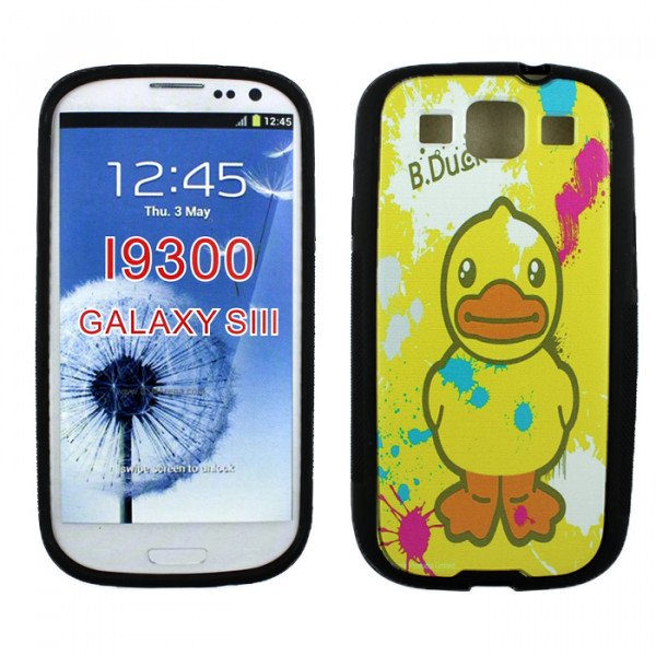 Wholesale Samsung Galaxy S3 Cute Duck Gummy Design Case (Duck)